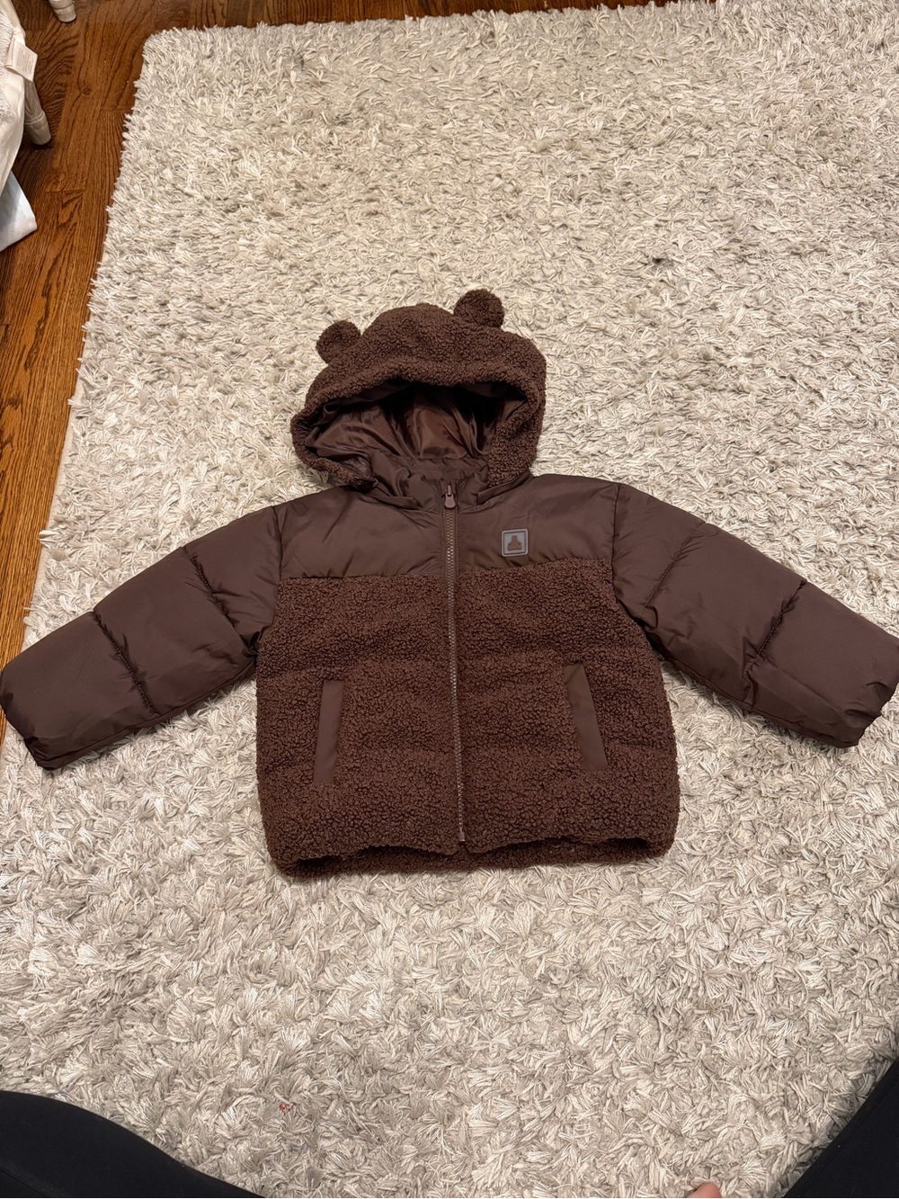 GAP Baby Brown Sherpa & Puffer Jacket